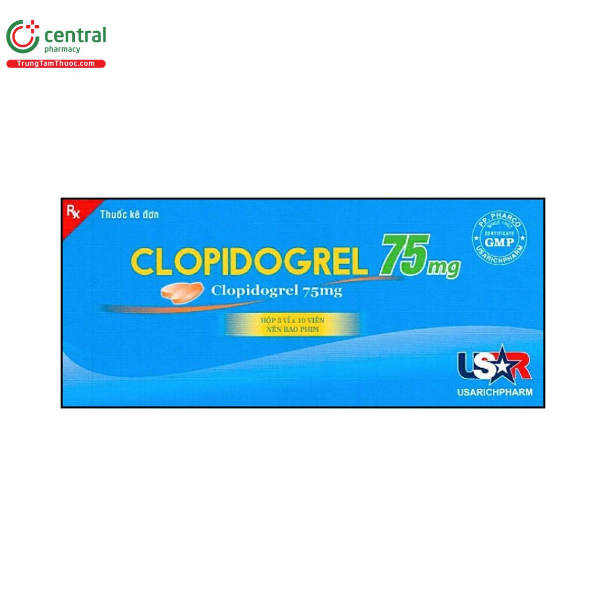 clopidogrel pppharco 75mg 1 D1140 clopidogrel pppharco 75mg 1 D1140