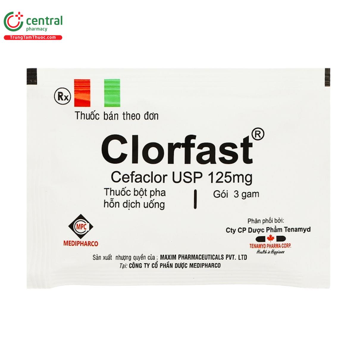 clorfast 125mg 7 Q6051 clorfast 125mg 7 Q6051