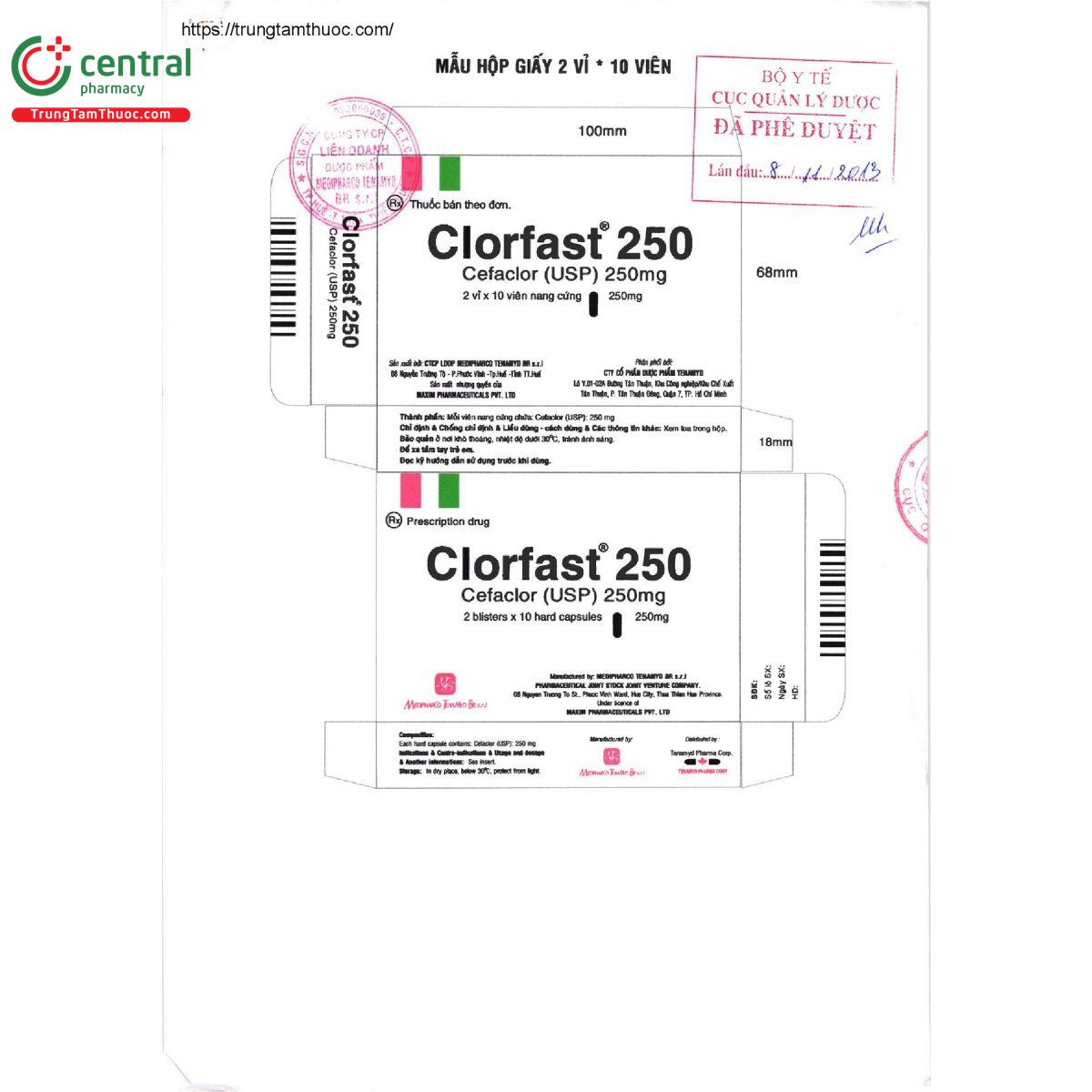 clorfast 250 5 B0535 clorfast 250 5 B0535