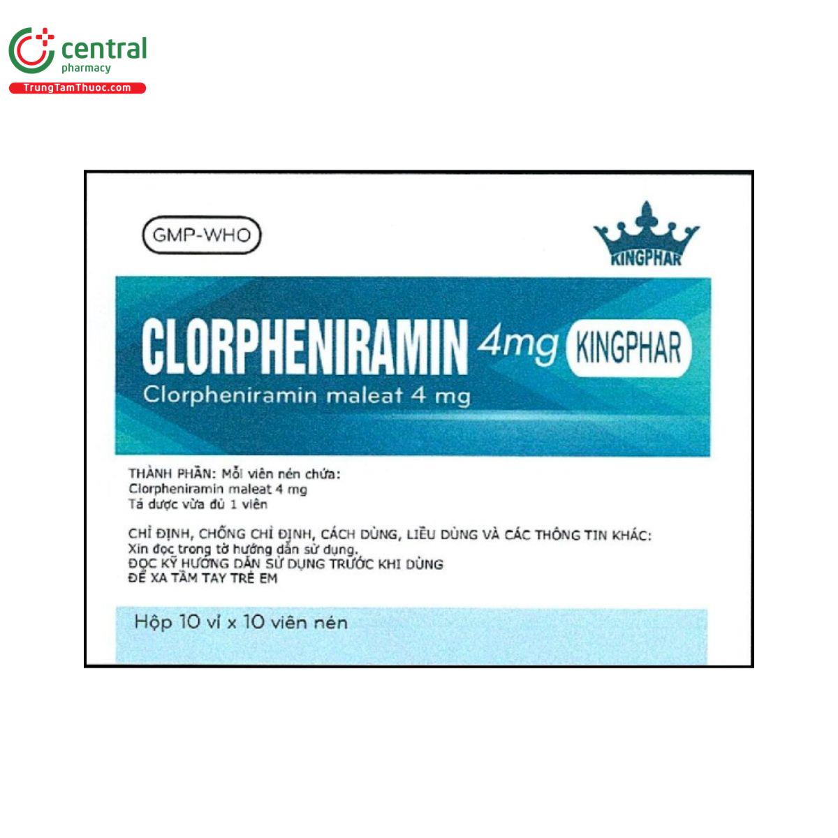 clorpheniramin 4mg kingphar 1 N5400