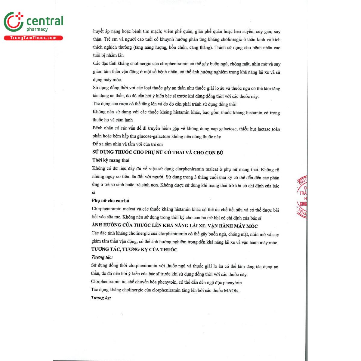 clorpheniramin 4mg kingphar 5 Q6466