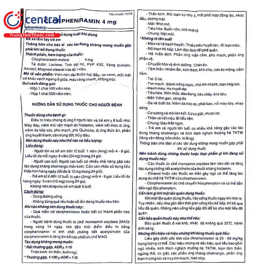 clorpheniramin 4mg meyer 2 Q6178