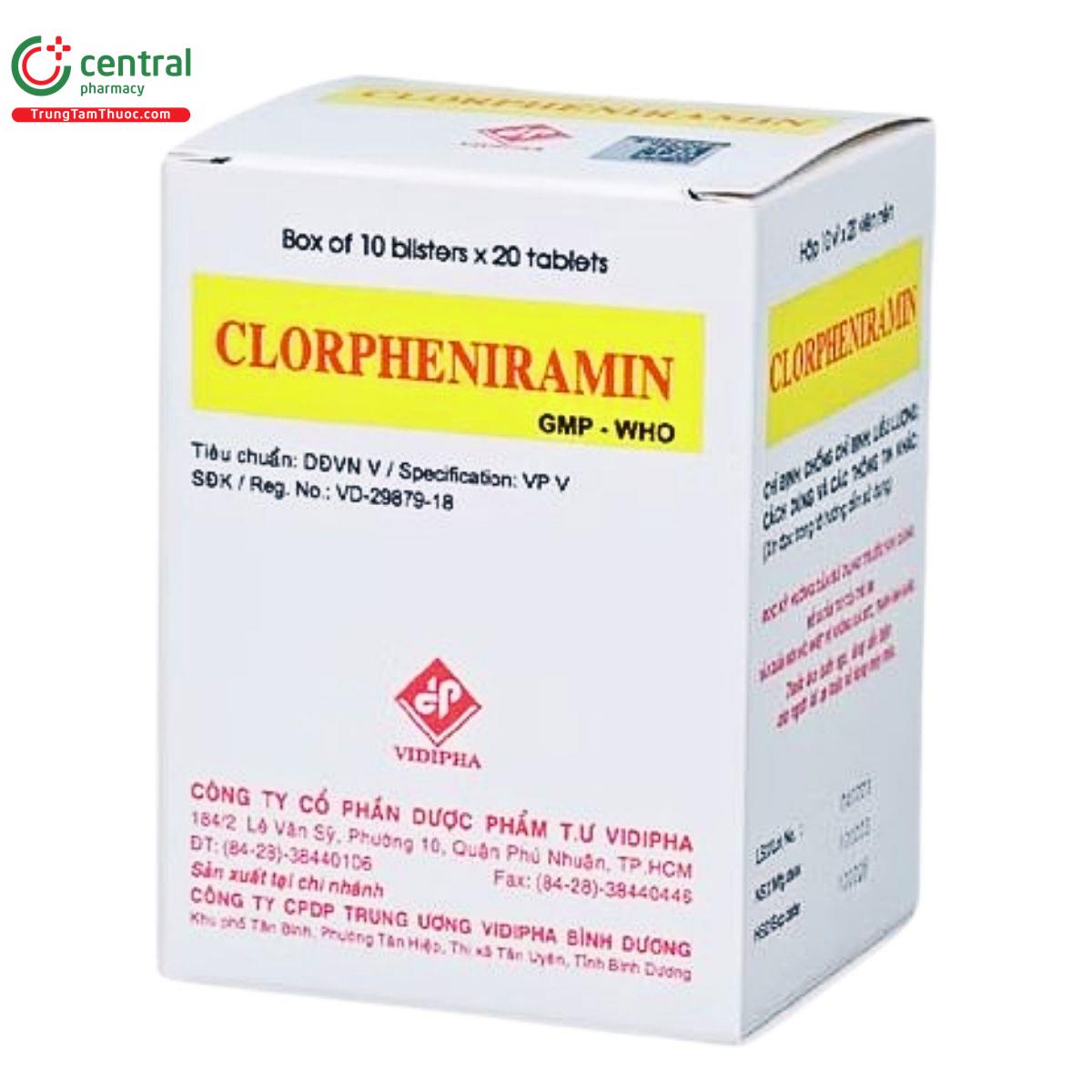 clorpheniramin 4mg vidipha 5 K4417