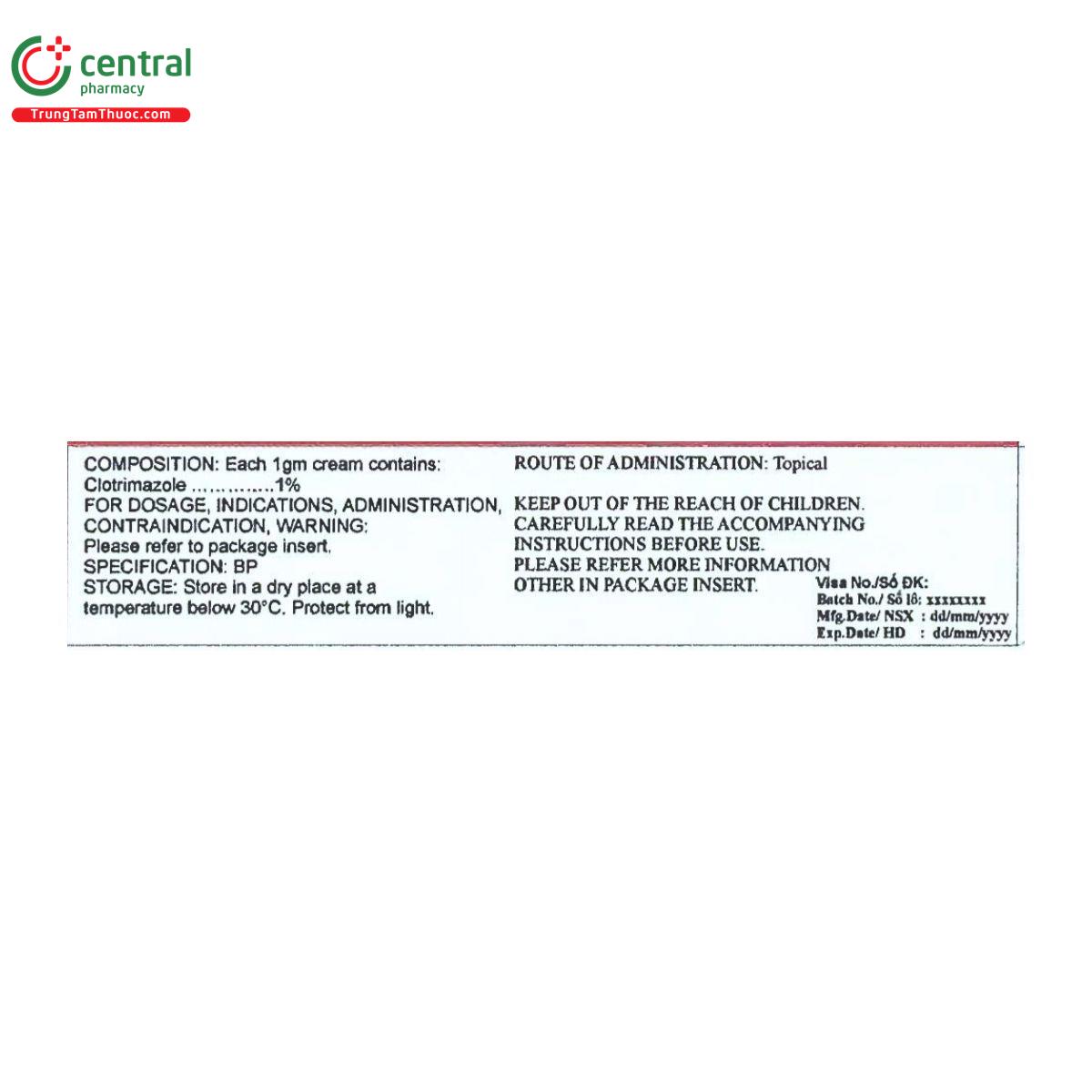 clotrimark cream 3 N5540 clotrimark cream 3 N5540
