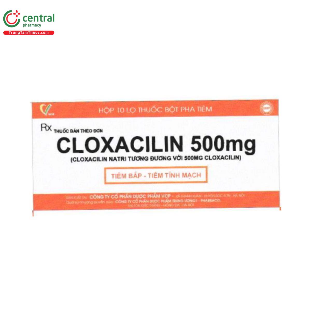 cloxacilin vcp 1 D1456 cloxacilin vcp 1 D1456