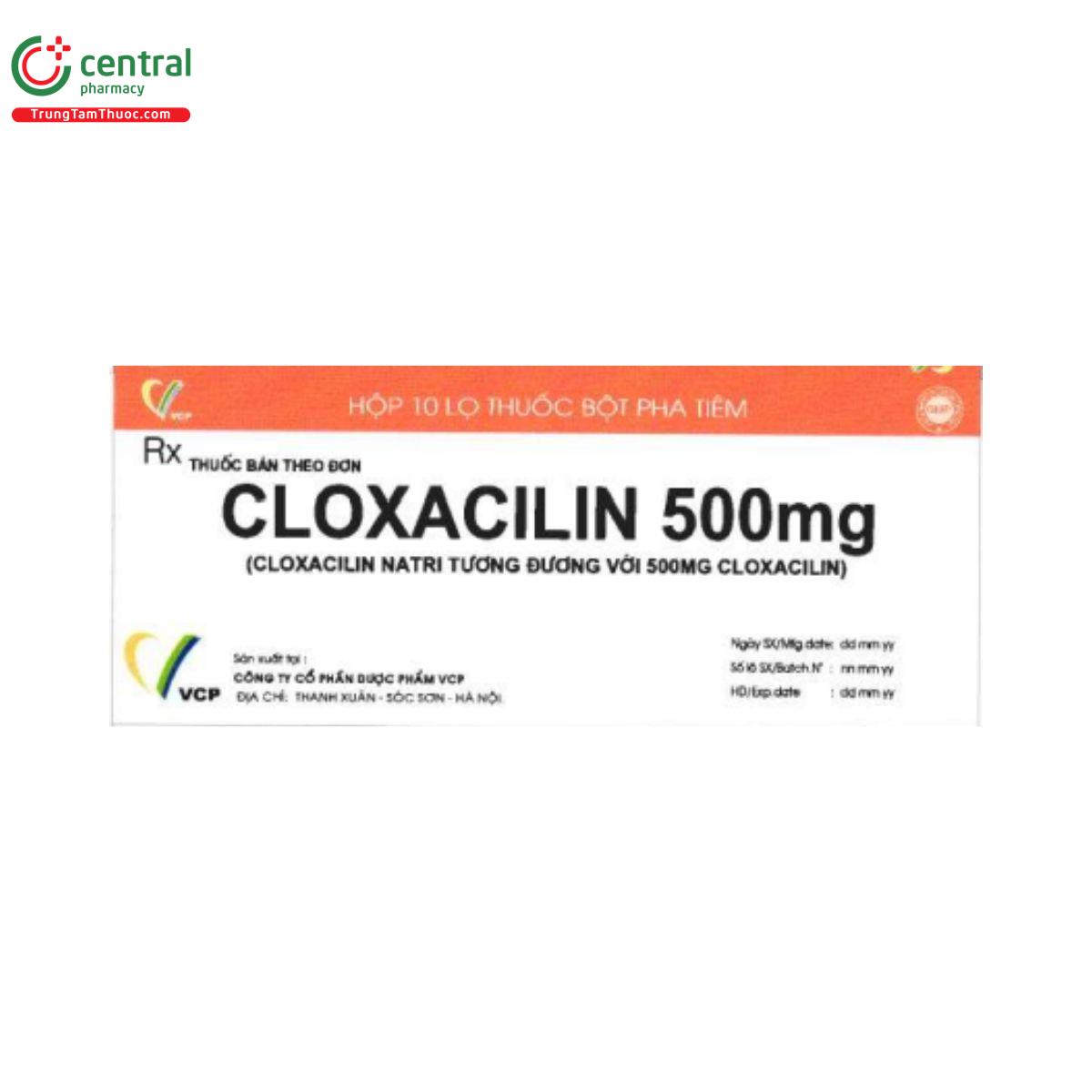 cloxacilin vcp 2 B0478 cloxacilin vcp 2 B0478
