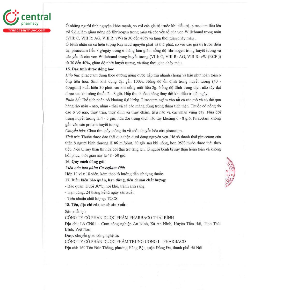 co ceftam 400 10 C1341 co ceftam 400 10 C1341