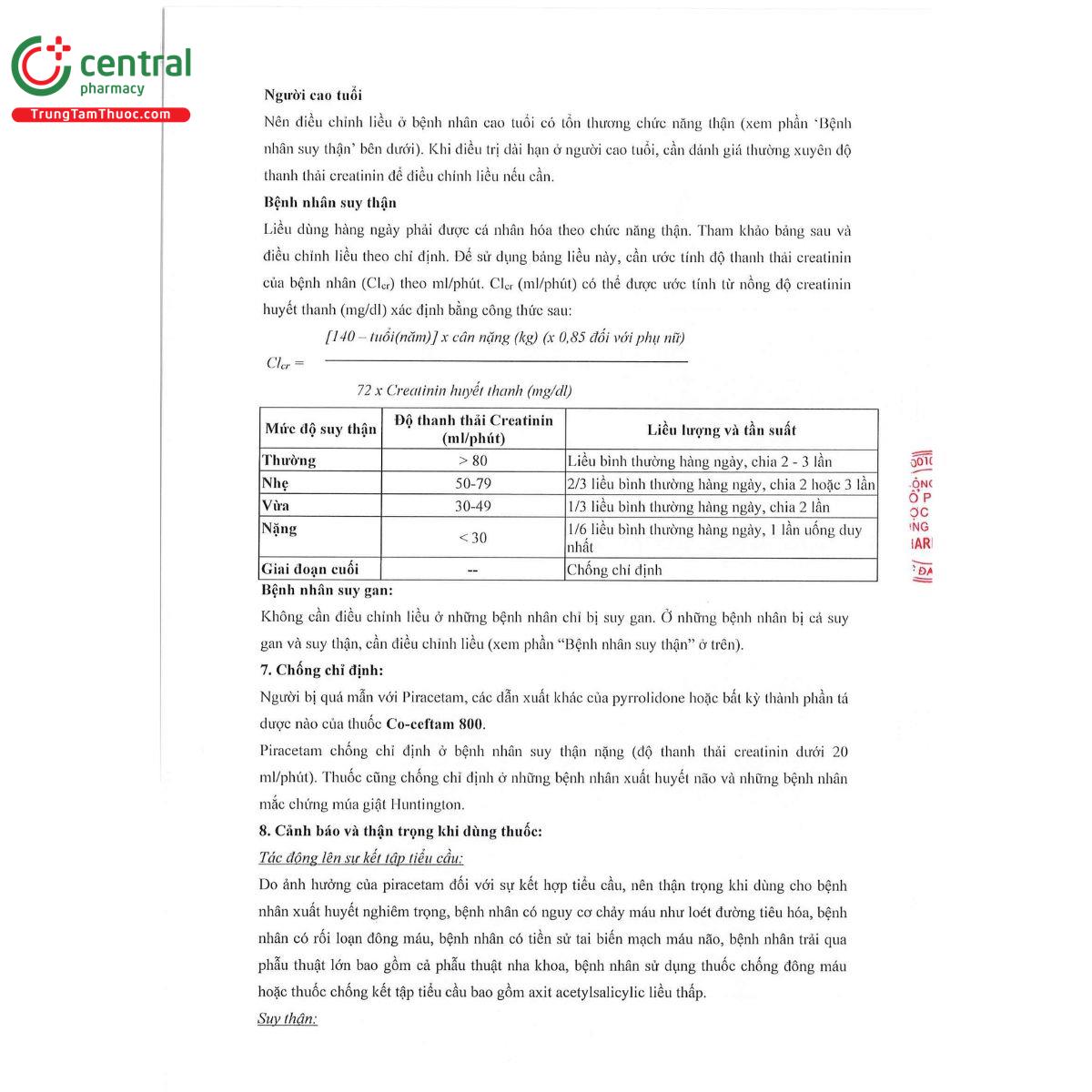 co ceftam 800 5 P6864 co ceftam 800 5 P6864