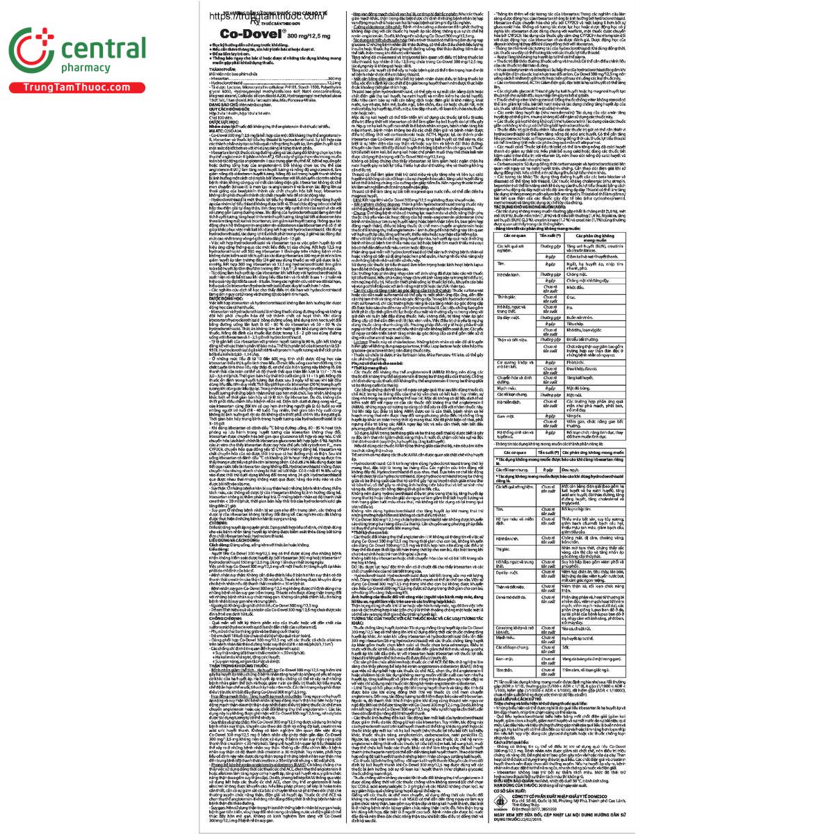 co dovel 300 12 5 mg 3 B0755 co dovel 300 12 5 mg 3 B0755