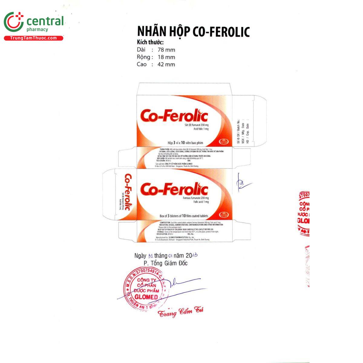 co ferolic 3 H3153 co ferolic 3 H3153