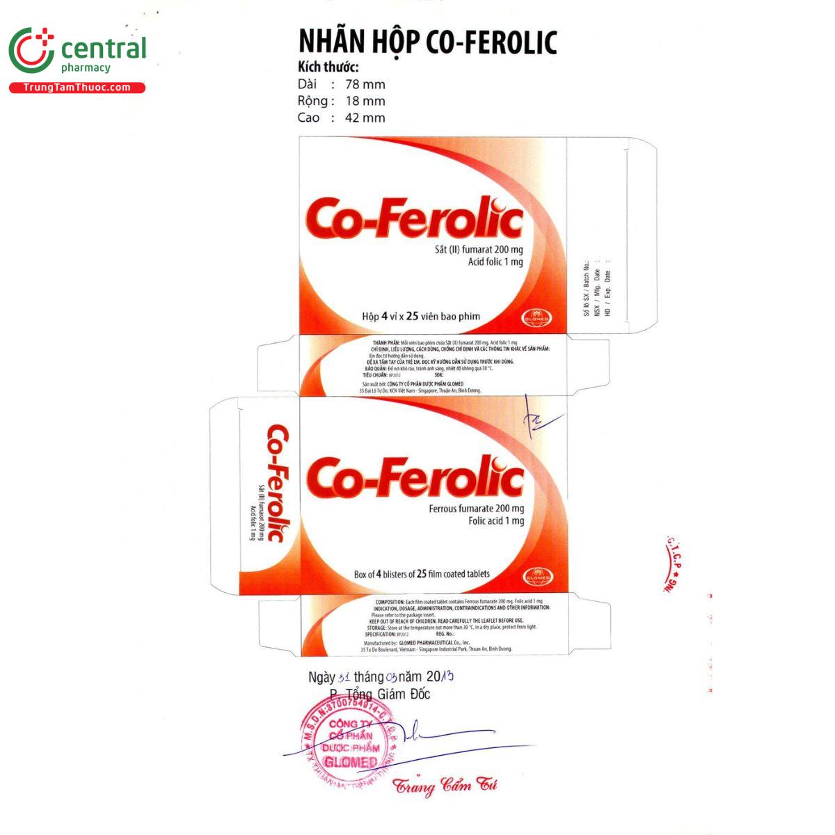 co ferolic 5 H3853 co ferolic 5 H3853