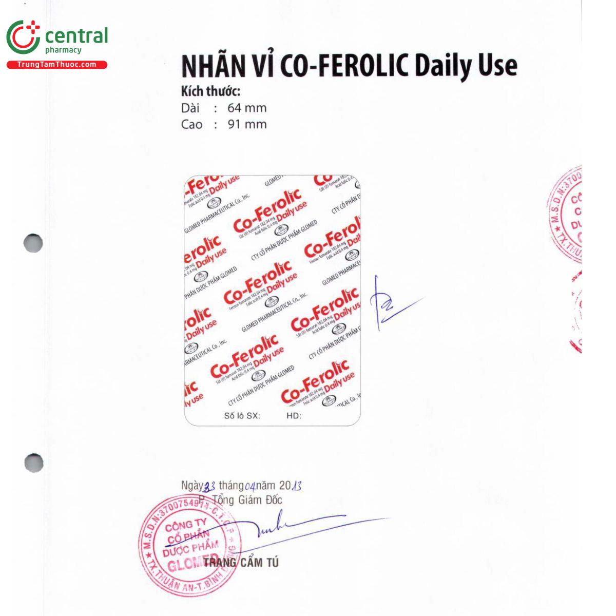 co ferolic daily use 3 S7770 co ferolic daily use 3 S7770