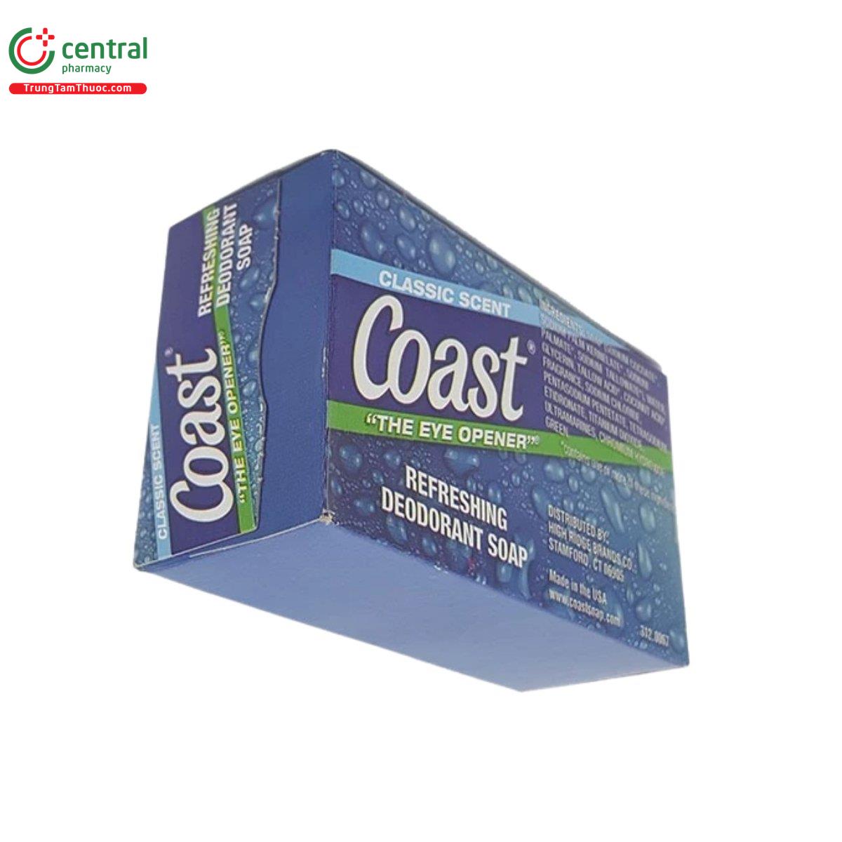 thumbnail image 2 of Coast Refreshing Deodorant Soap – Classic Scent – 8 X 4 Oz Bars – Unisex 2 of 6