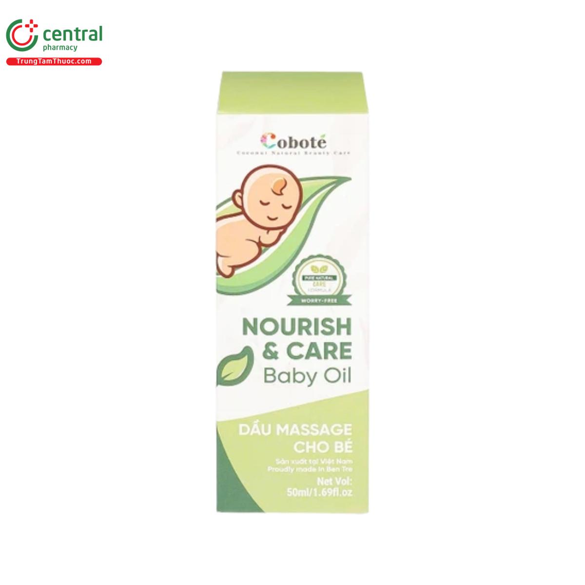cobote coconut nourish care baby oil 4 L4128 cobote coconut nourish care baby oil 4 L4128