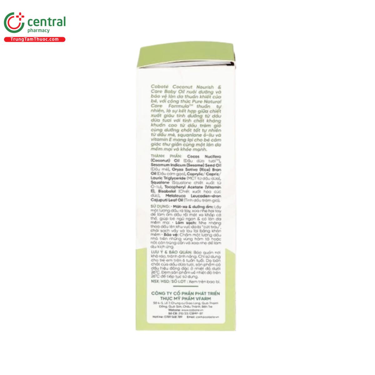 cobote coconut nourish care baby oil 8 A0085 cobote coconut nourish care baby oil 8 A0085