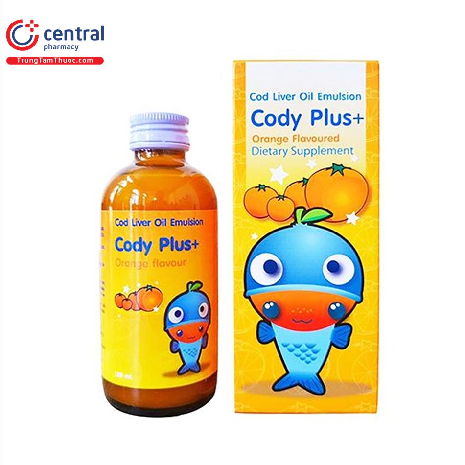 [CHÍNH HÃNG] Thuốc Cody Plus+ Orange Flavoured cho bé thông minh