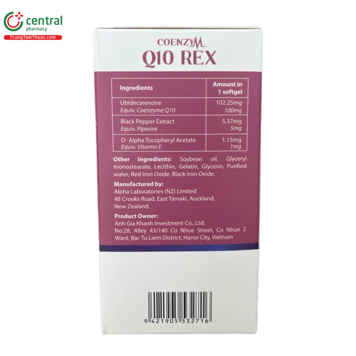 coenzym q10 rex 7 K4677 coenzym q10 rex 7 K4677
