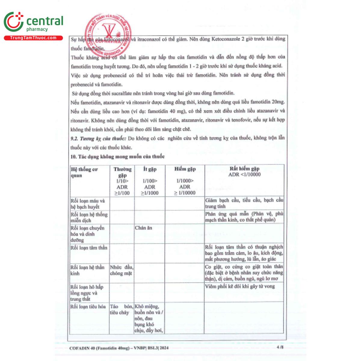 cofadin 40mg 7 H3825
