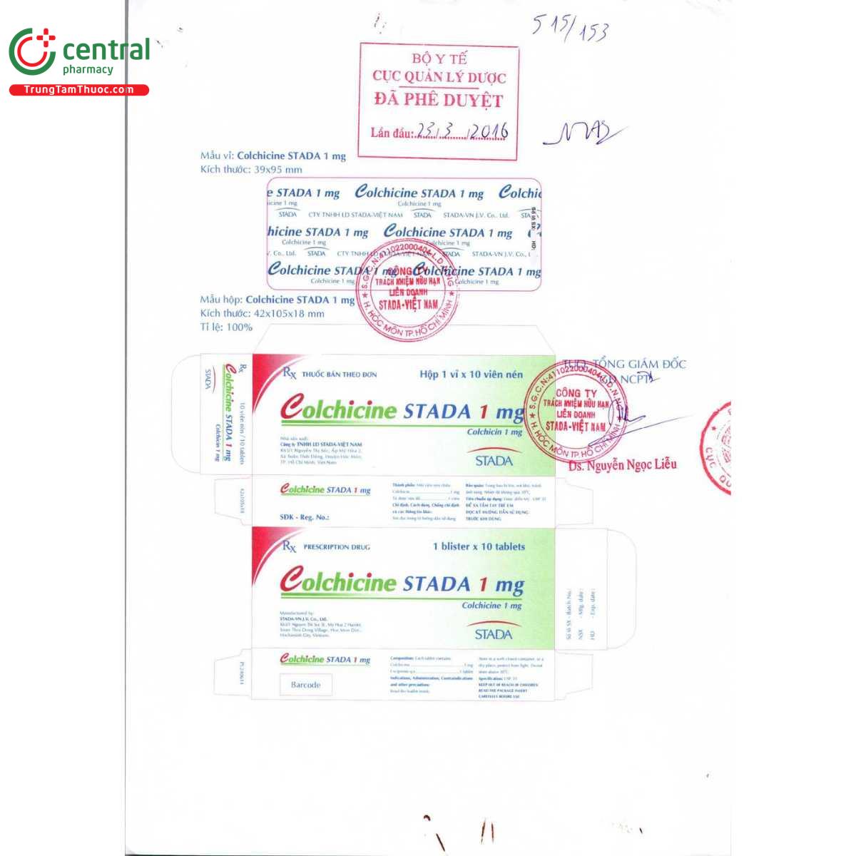 colchicine stada 1mg 10 R7085