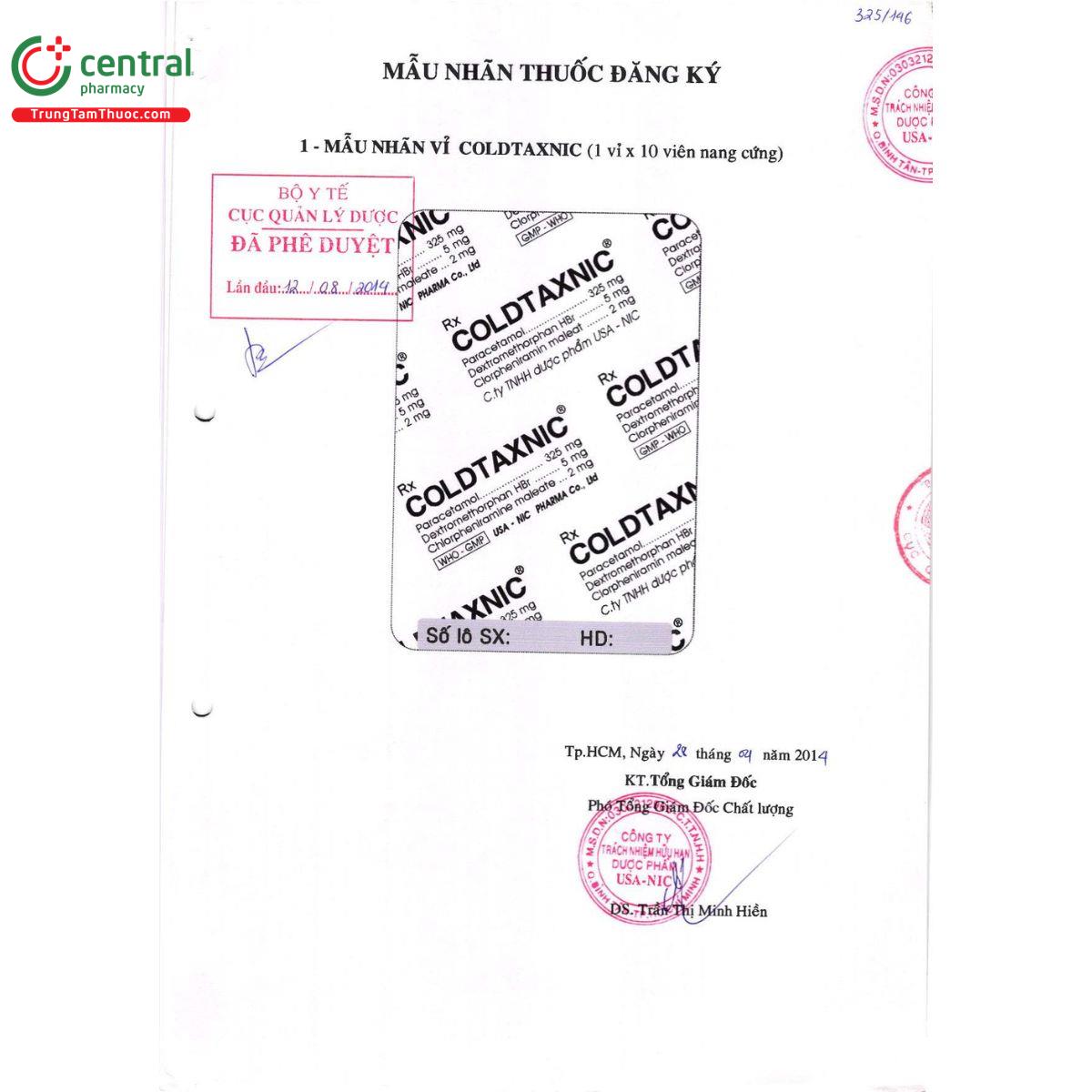 coldtaxnic 2 T8676 coldtaxnic 2 T8676