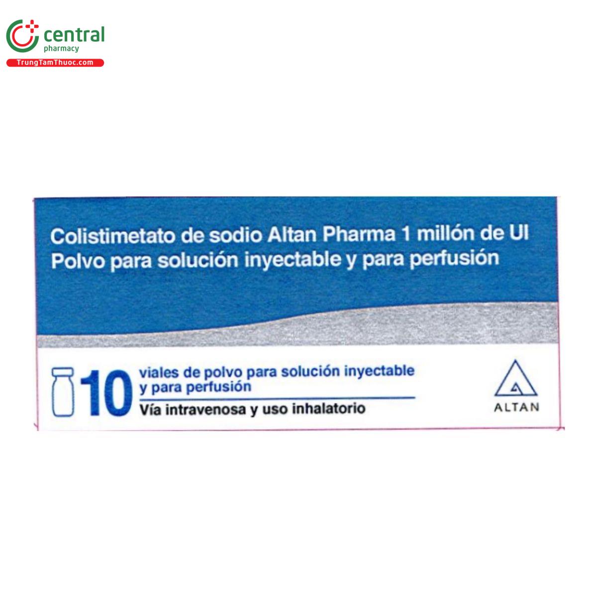 colistimetato de sodio altan pharma 1 millon de ui 1 A0060