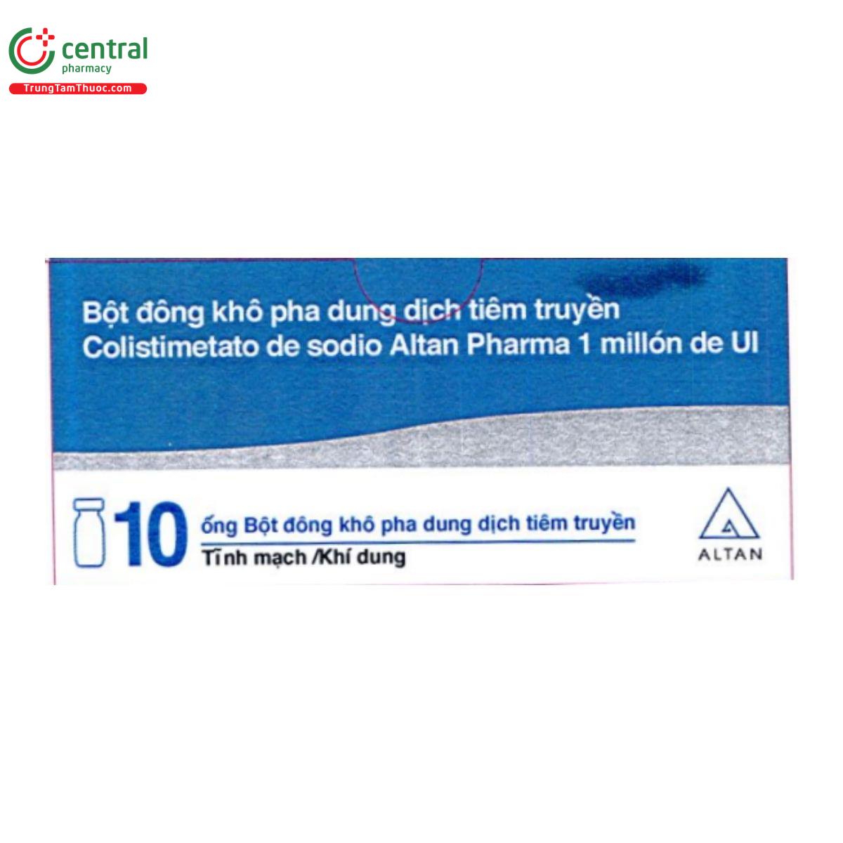 colistimetato de sodio altan pharma 1 millon de ui 2 P6333