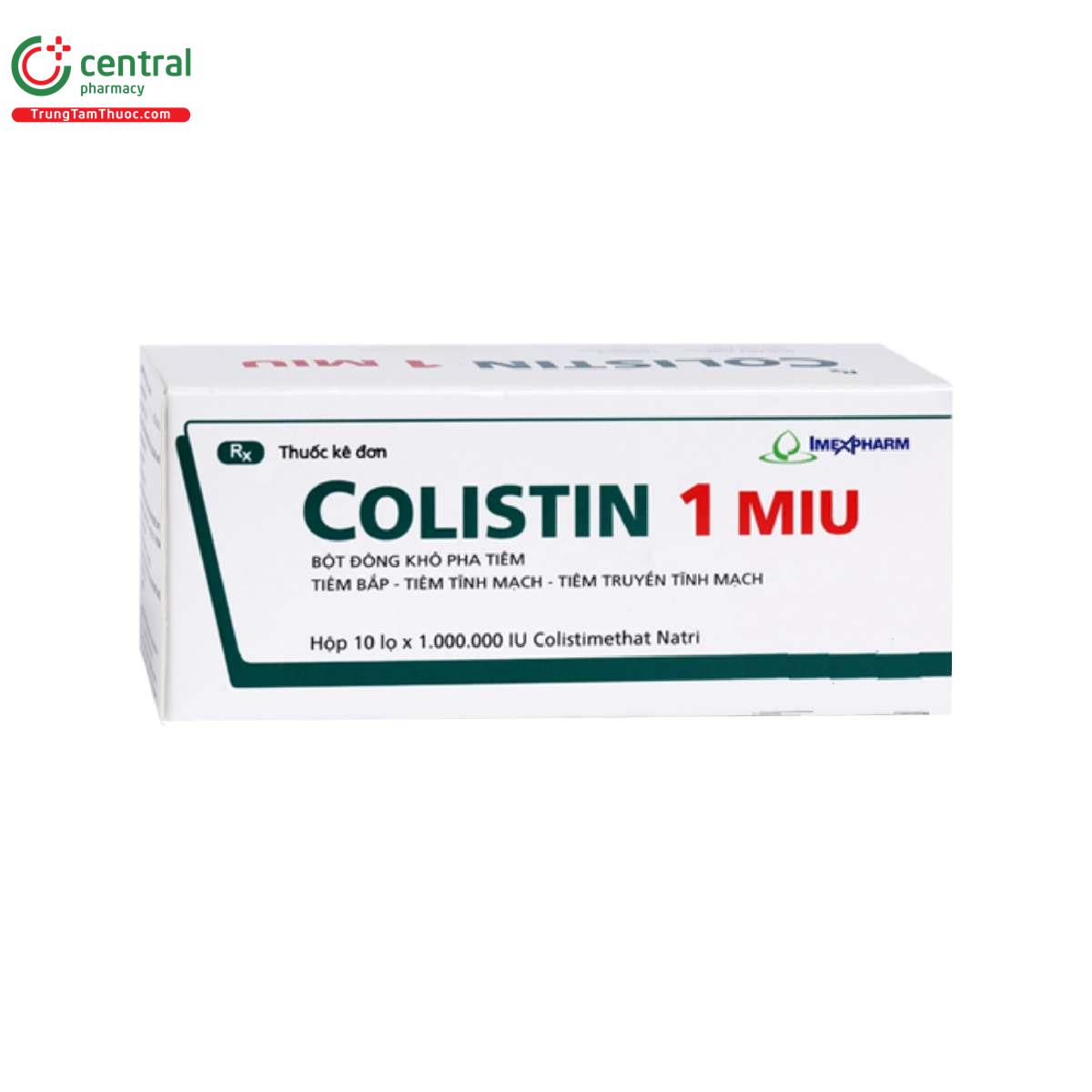 colistin 1miu imexpharm 2 I3076