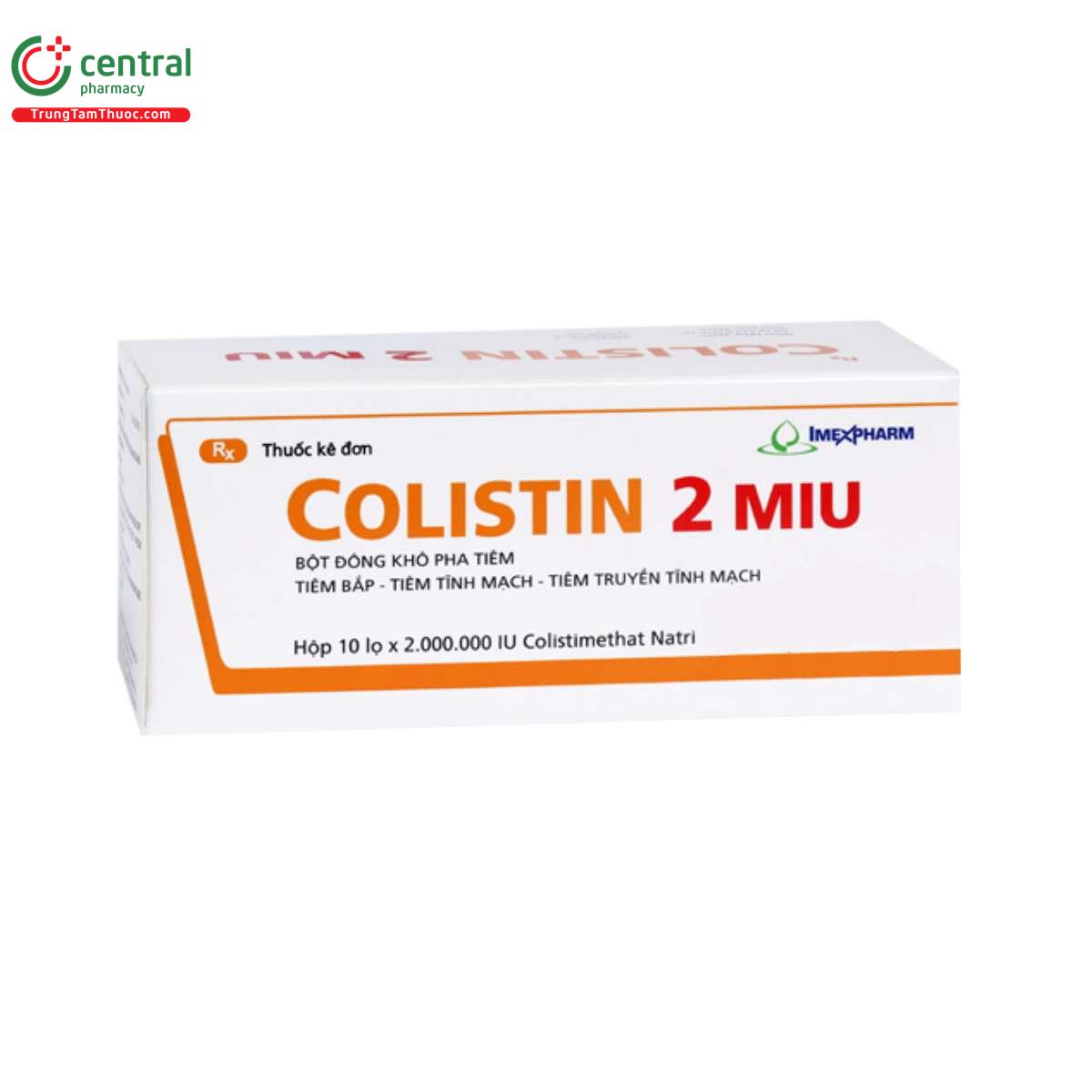 colistin 2 miu imexpharm 2 V8651