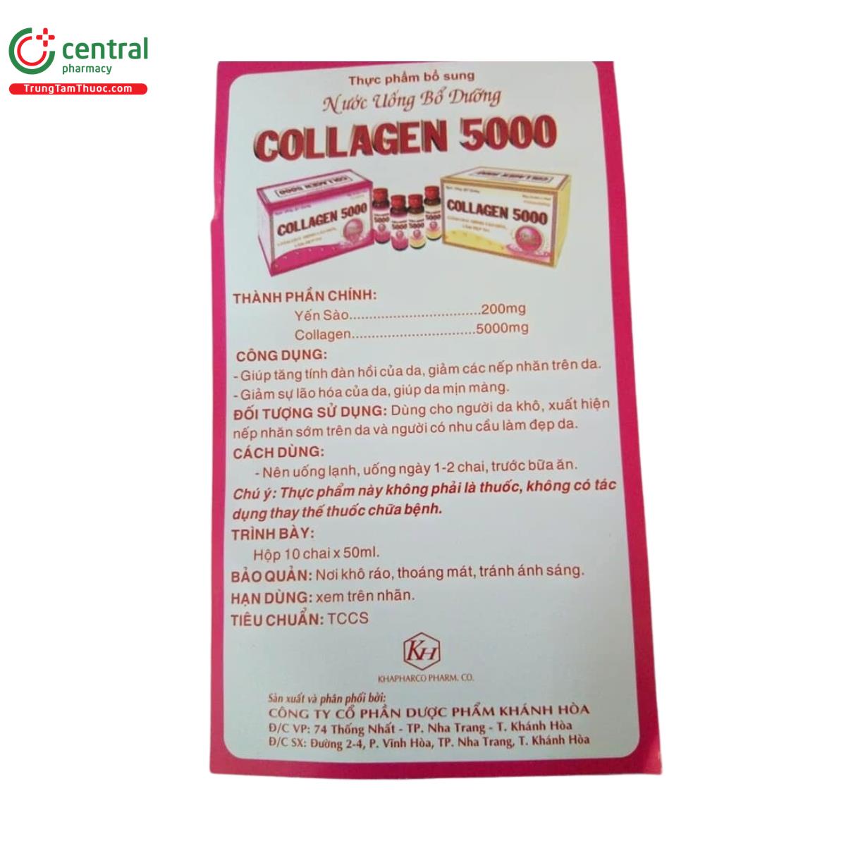 collagen 5000 khapharco co duong 4 B0725