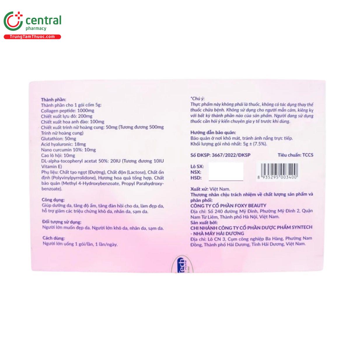 collagen foxy beauty 3 T7571 collagen foxy beauty 3 T7571