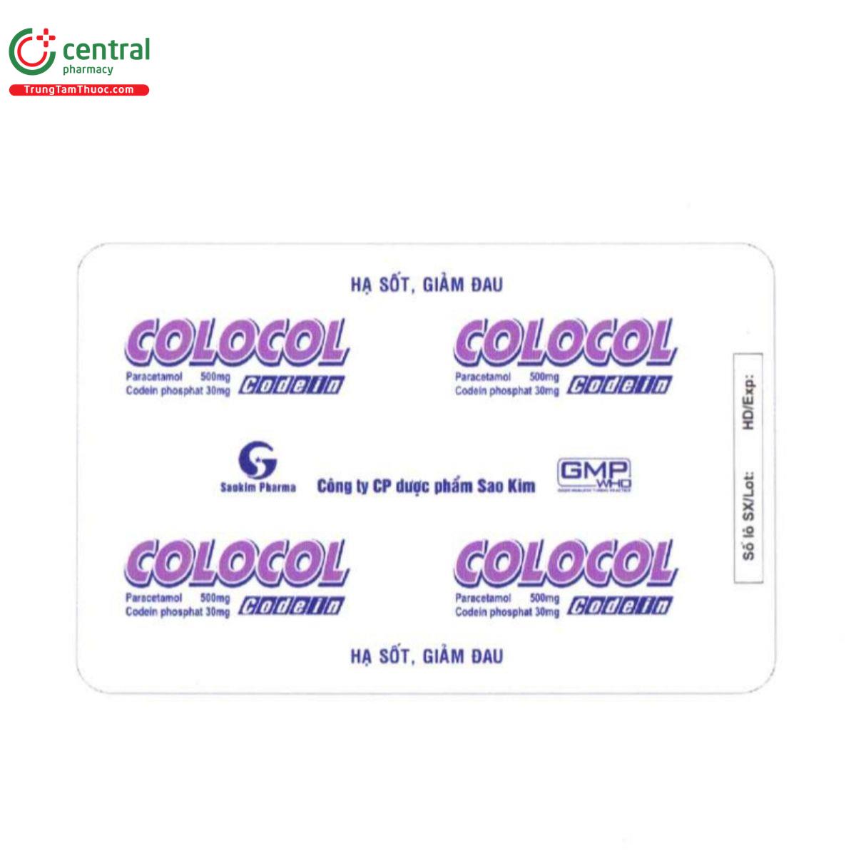 colocol codein 500mg30mg 2 O5167 colocol codein 500mg30mg 2 O5167