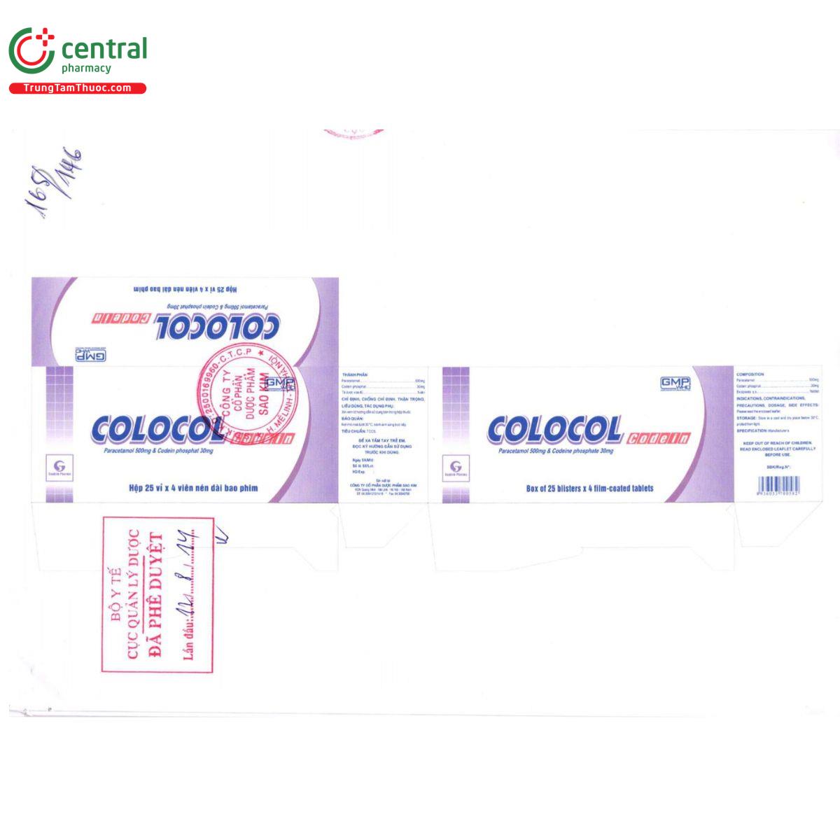 colocol codein 500mg30mg 3 N5180 colocol codein 500mg30mg 3 N5180