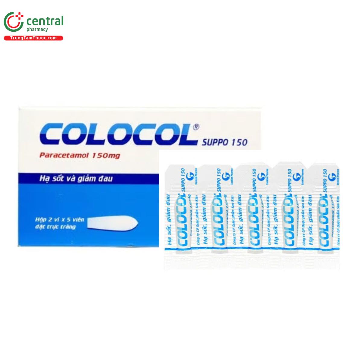 colocol suppo 150mg 3 V8230