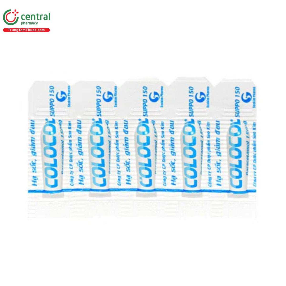 colocol suppo 150mg 6 T8240