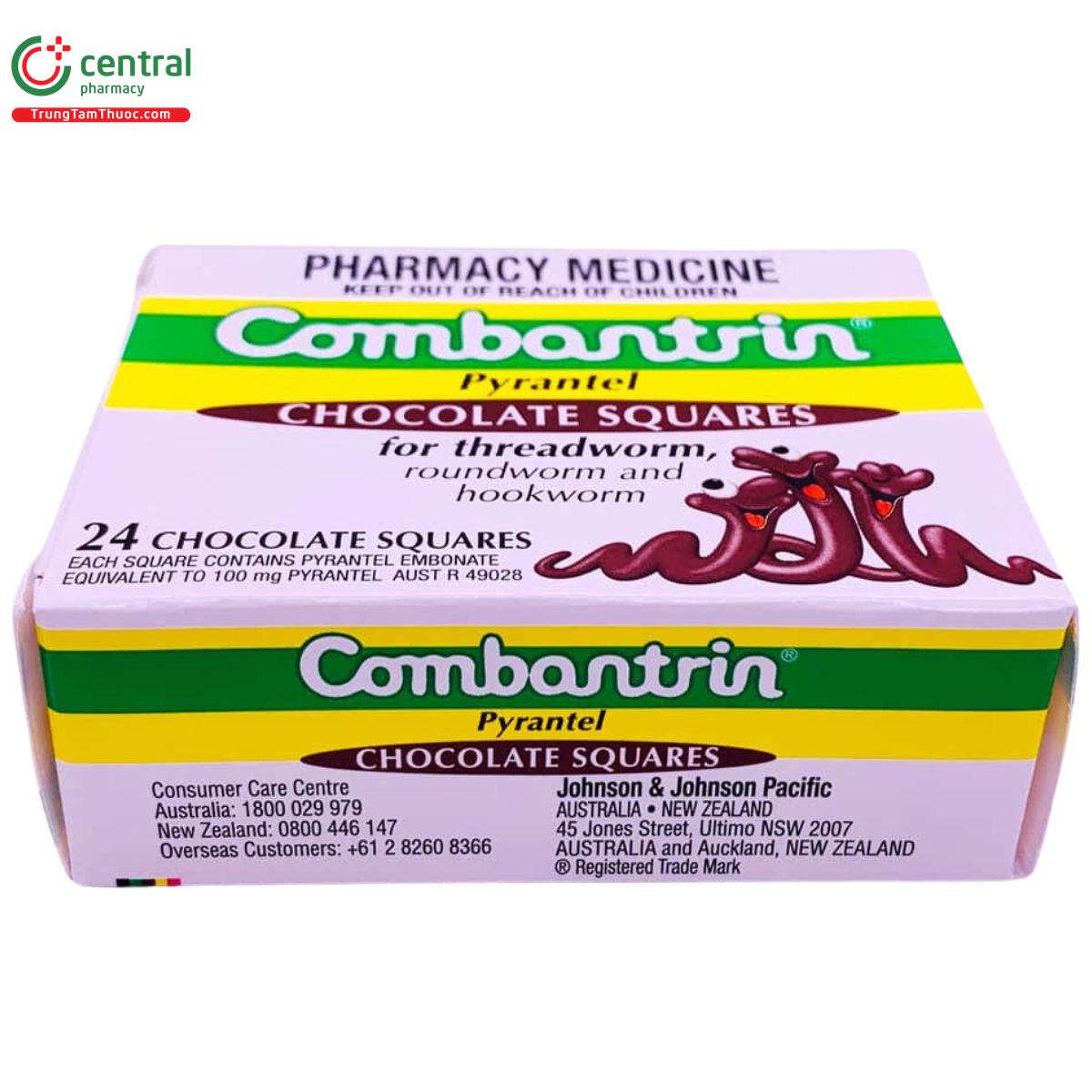 combantrin chocolate squares 6 U8165