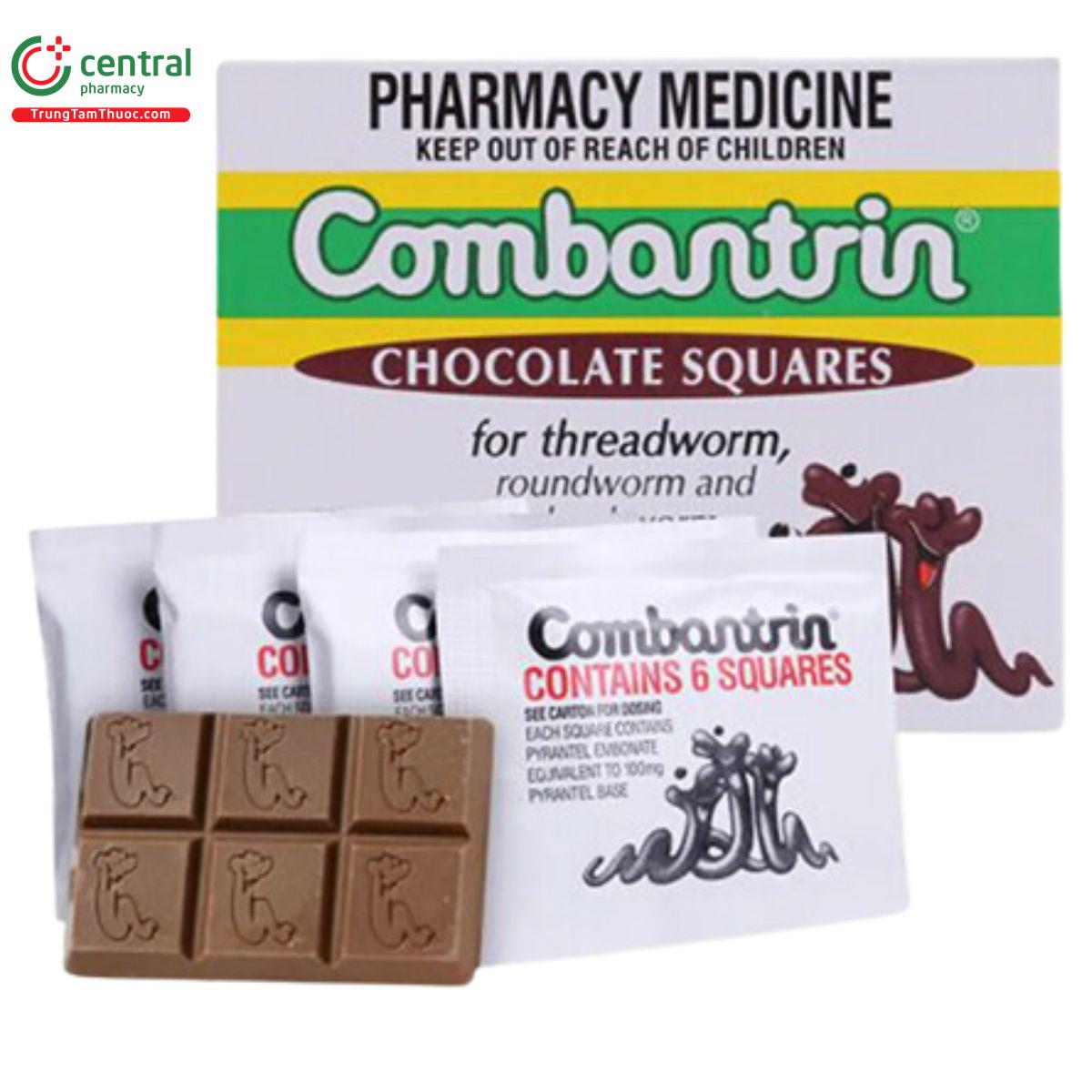 combantrin chocolate squares 9 T7801