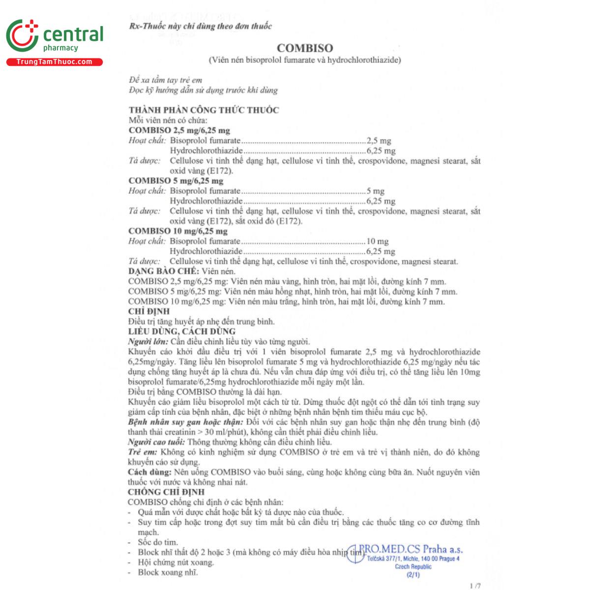 combiso 25mg625mg 3 A0620