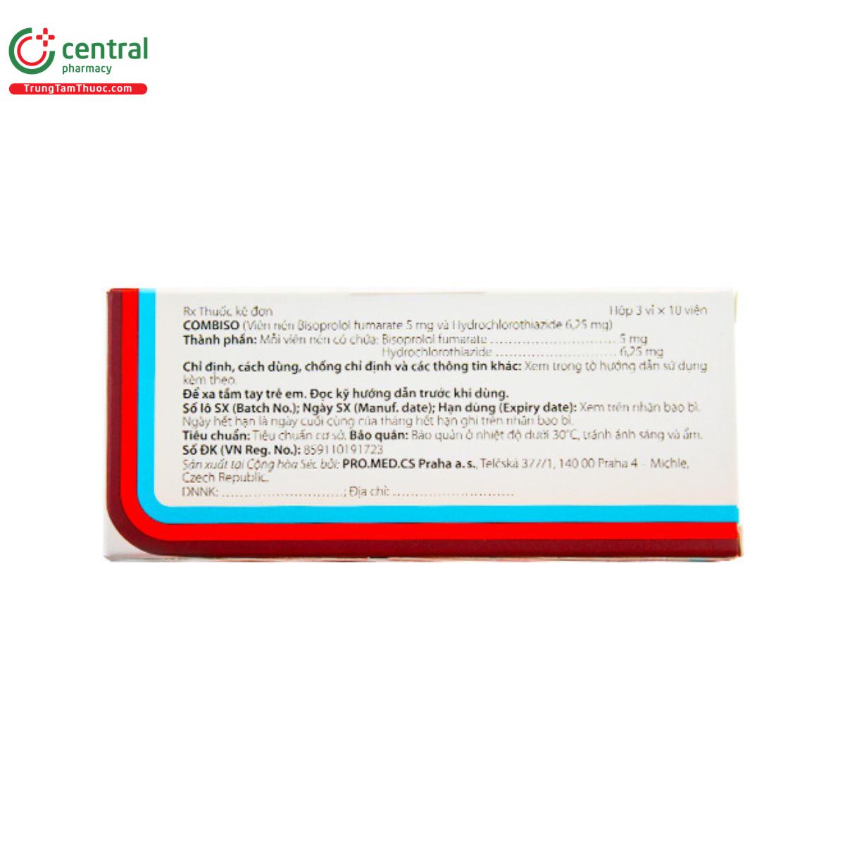 combiso 5mg 6 25mg 4 A0616 combiso 5mg 6 25mg 4 A0616