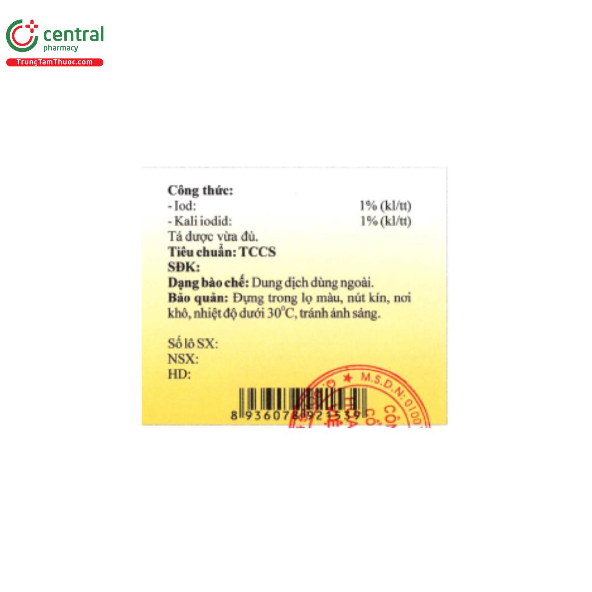 con iod 1 hoa duoc 3 C1202 con iod 1 hoa duoc 3 C1202