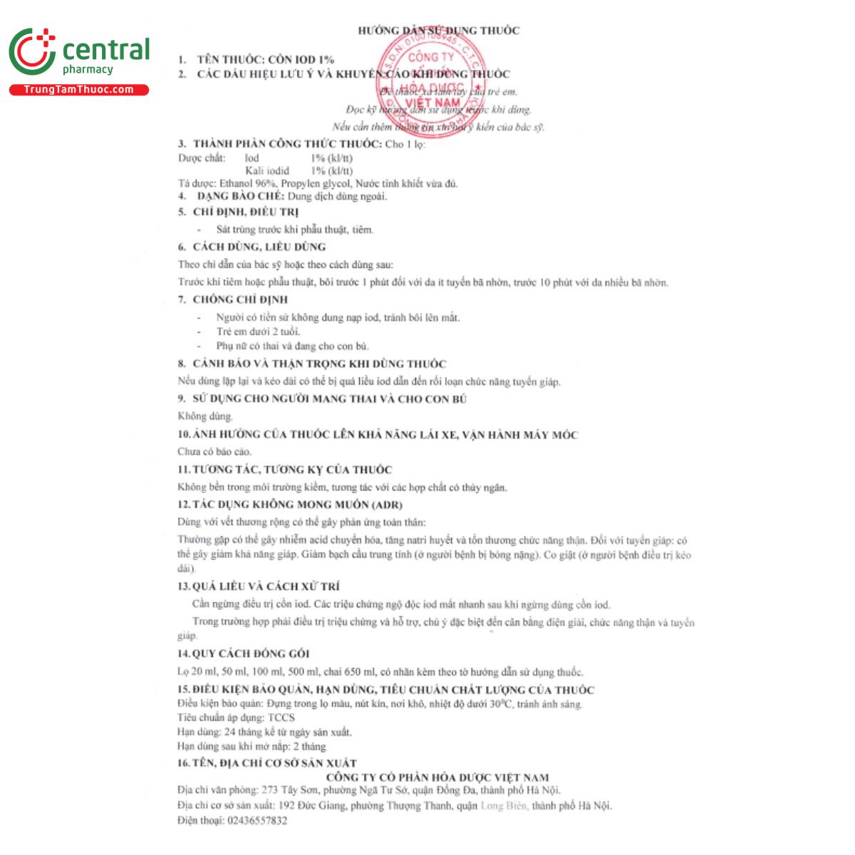 con iod 1 hoa duoc 5 M4510 con iod 1 hoa duoc 5 M4510