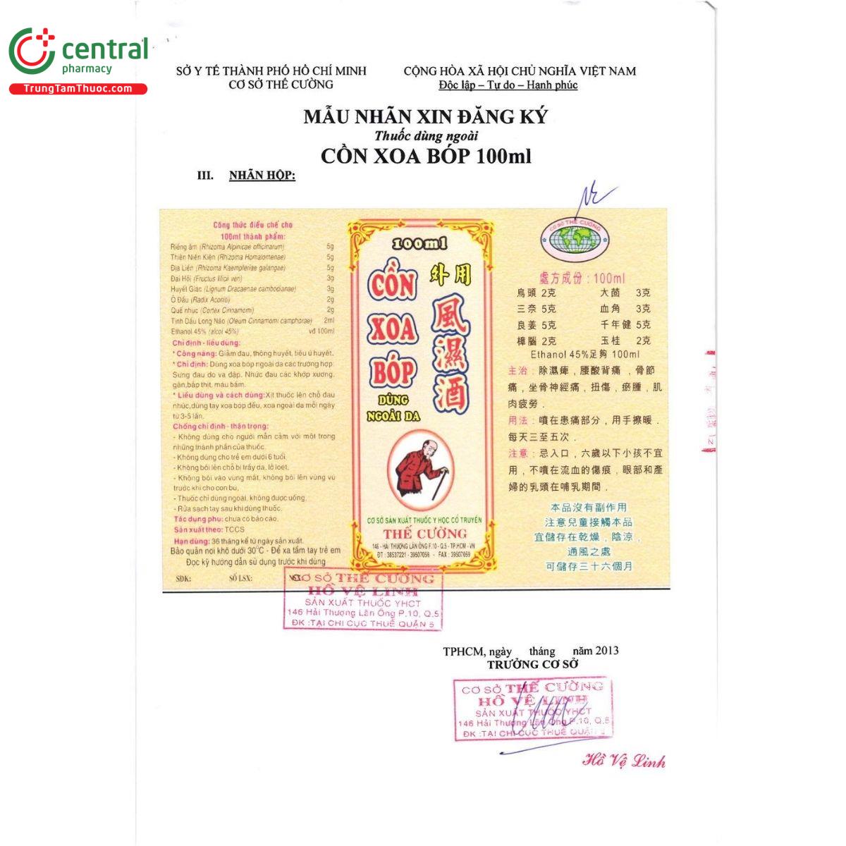 con xoa bop yhct the cuong 9 P6602 con xoa bop yhct the cuong 9 P6602