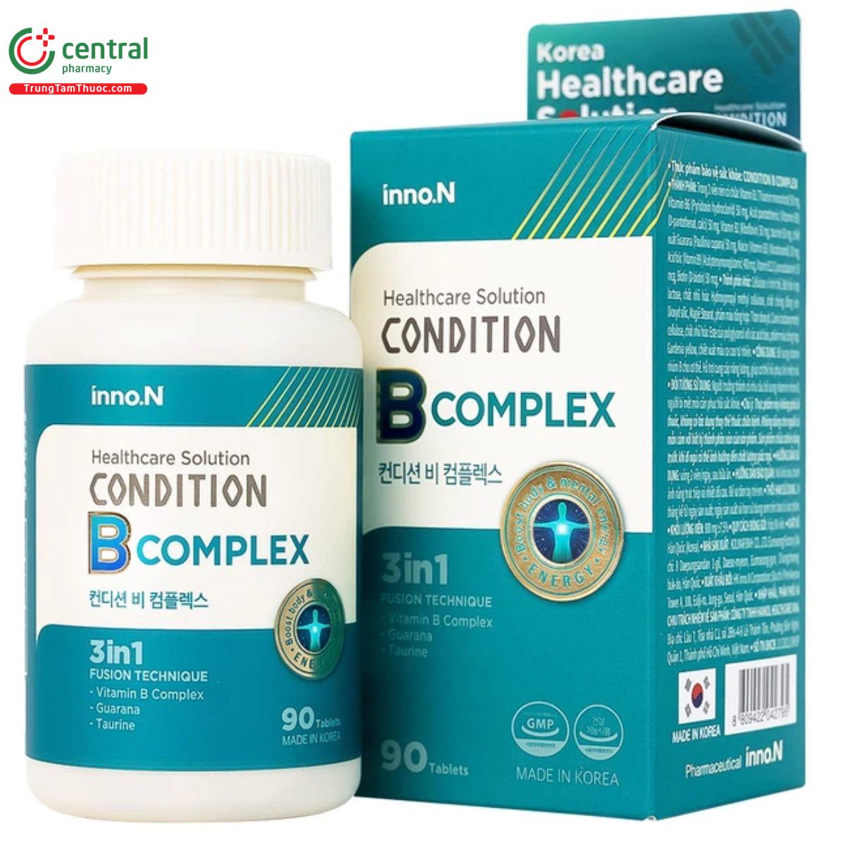 Thuốc Condition B Complex - Tăng cường sức đề kháng, giảm mệt mỏi