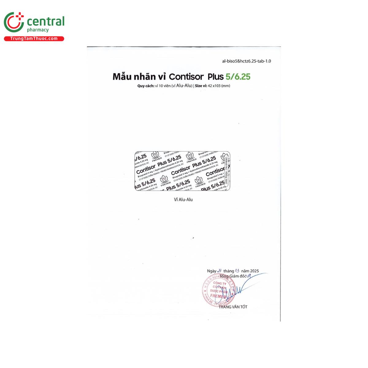 contisor plus 5 625mg 4 Q6546 contisor plus 5 625mg 4 Q6546
