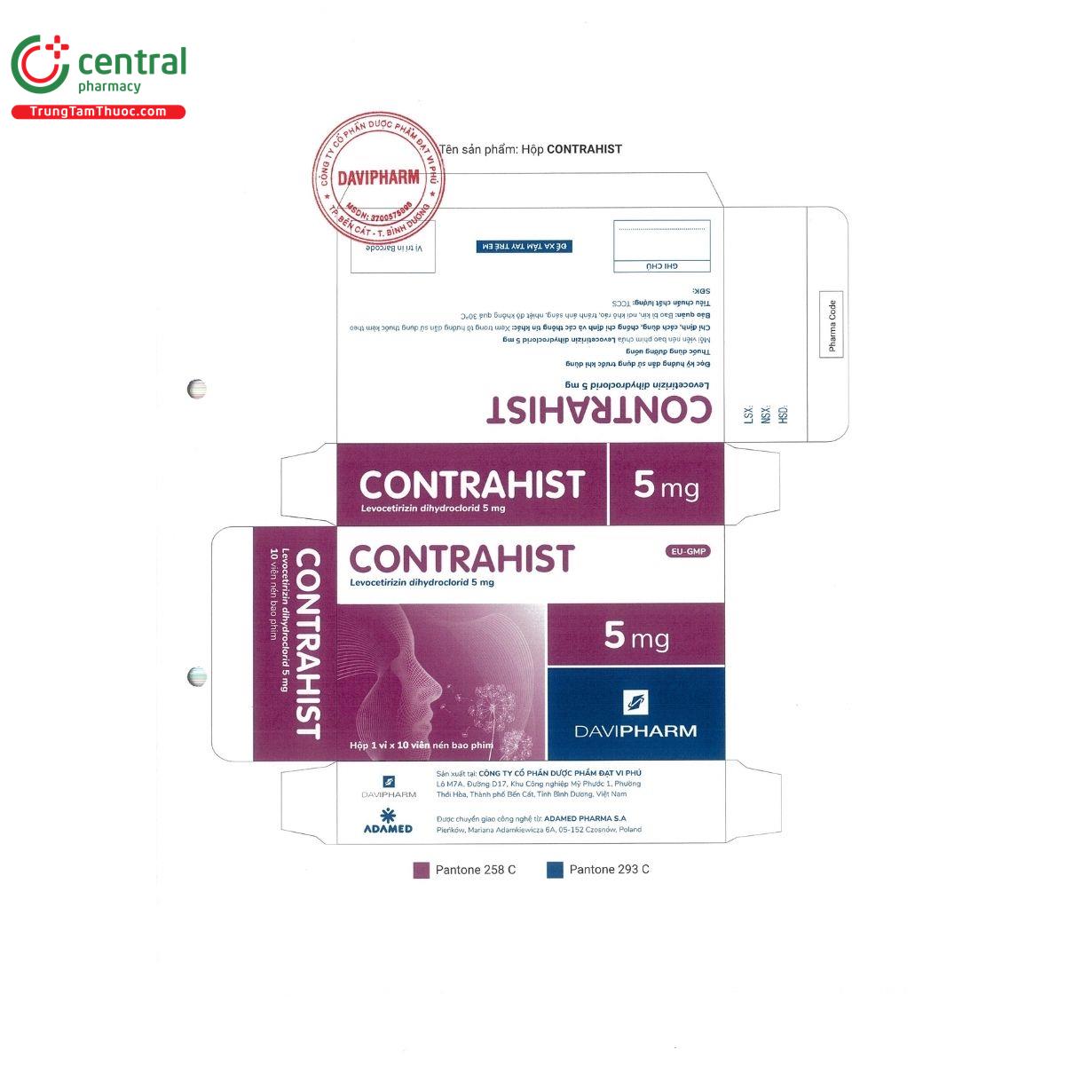 contrahist 5mg 12 R7036