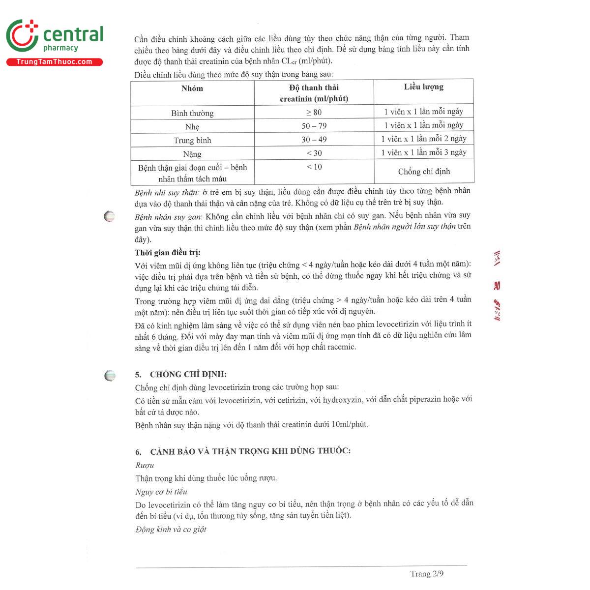 contrahist 5mg 19 P6531