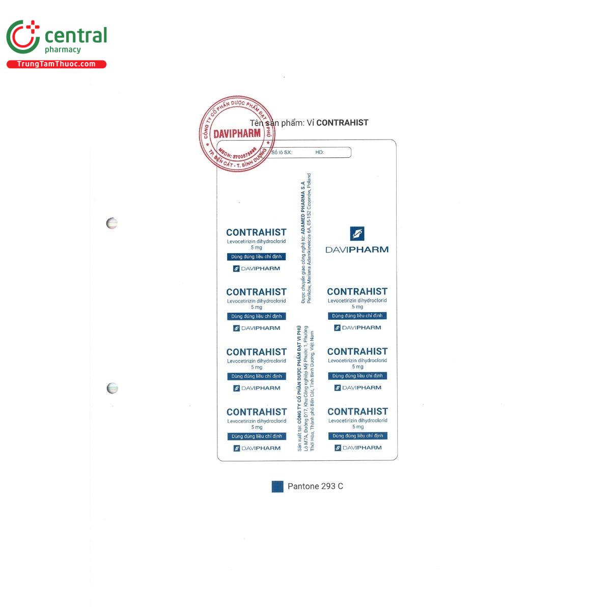 contrahist 5mg 3 C1721