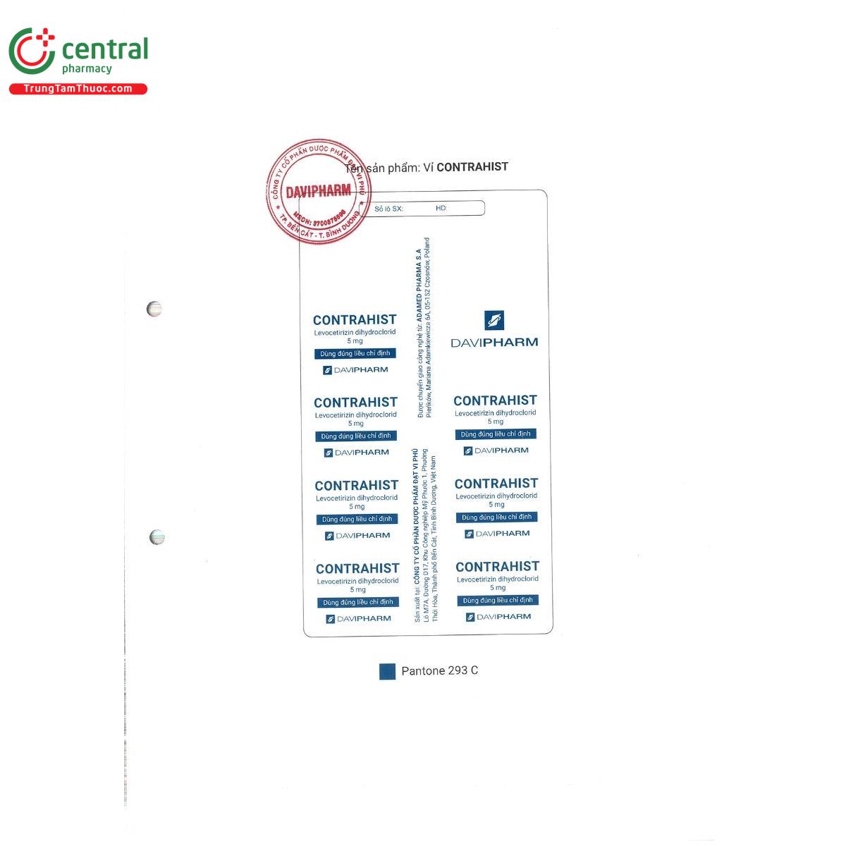contrahist 5mg 5 K4335
