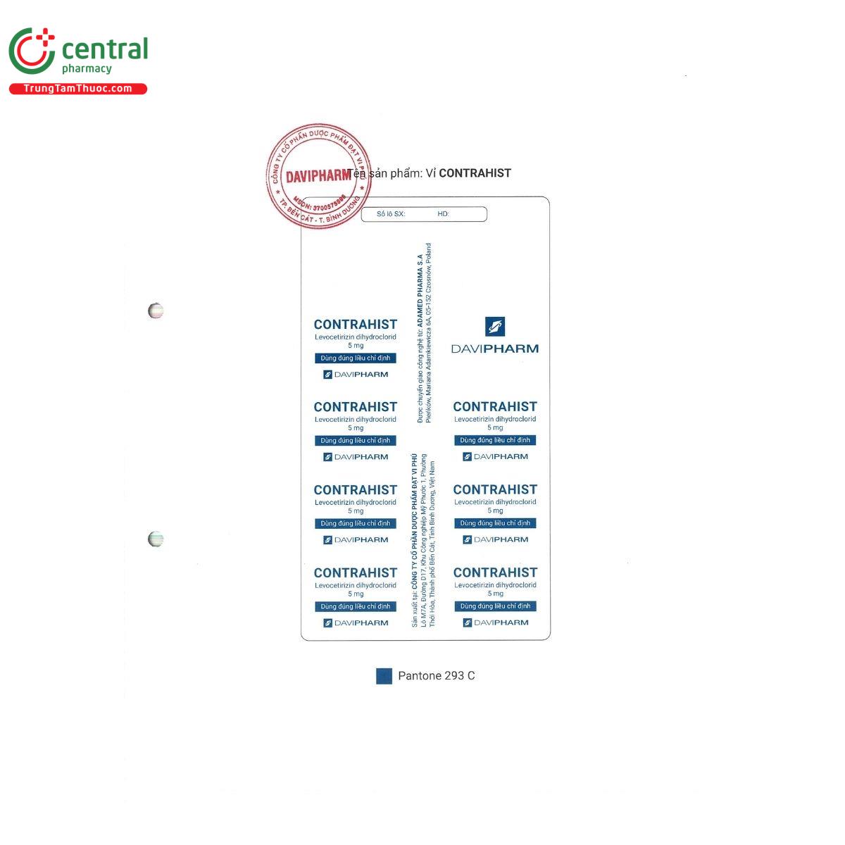 contrahist 5mg 9 N5527