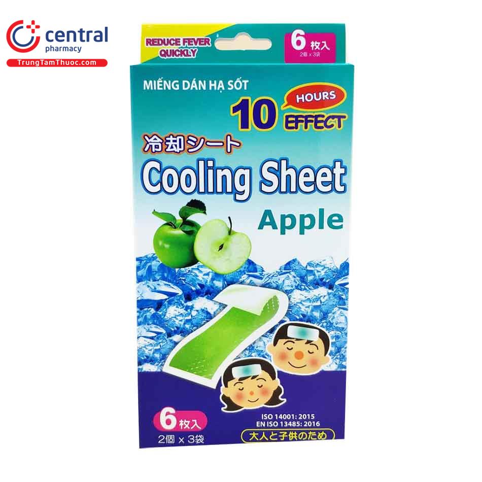 Miếng dán hạ sốt Cooling Sheet: Giải pháp an toàn và hiệu quả cho mọi gia đình