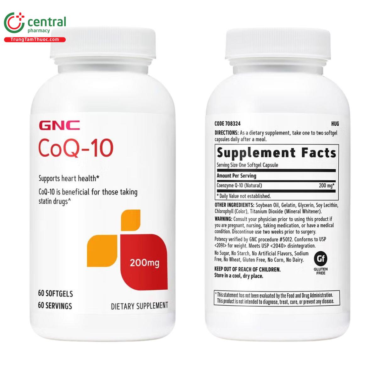 coq 10 200mg gnc F2453 coq 10 200mg gnc F2453